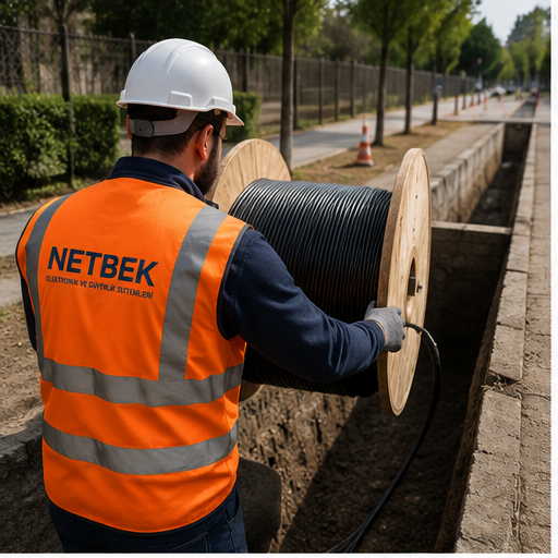 İzmir fiber optik kablo çekimi ve altyapı kurulumu