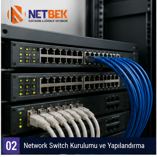 İzmir network switch kurulumu ve yapılandırma