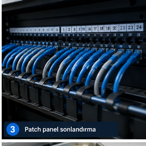 İzmir network patch panel sonlandırma ve data kablolama hizmeti