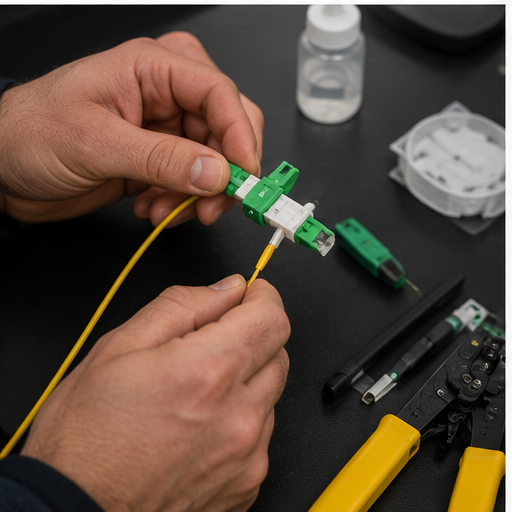 Fiber optik pigtail ve konnektör sonlandırma İzmir