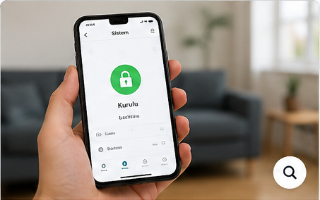 Mobil uygulama ile hırsız alarm sistemi kontrolü