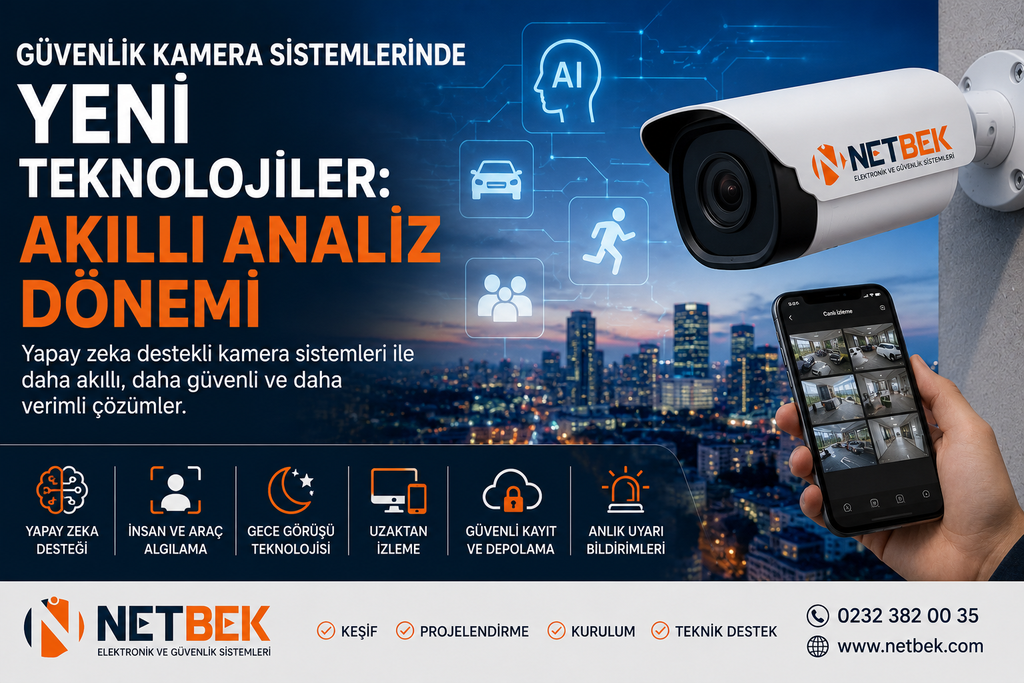 Güvenlik Kamera Sistemlerinde Yeni Teknolojiler: Akıllı Analiz Dönemi