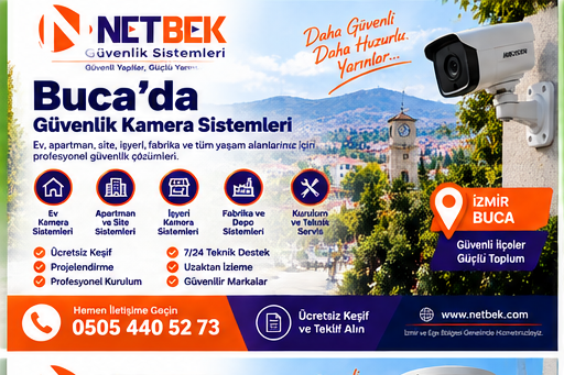 Buca Güvenlik Kamera Sistemleri | Netbek
