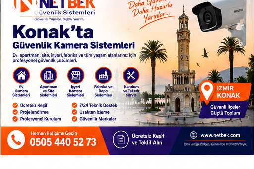 Konak Güvenlik Kamera Sistemleri