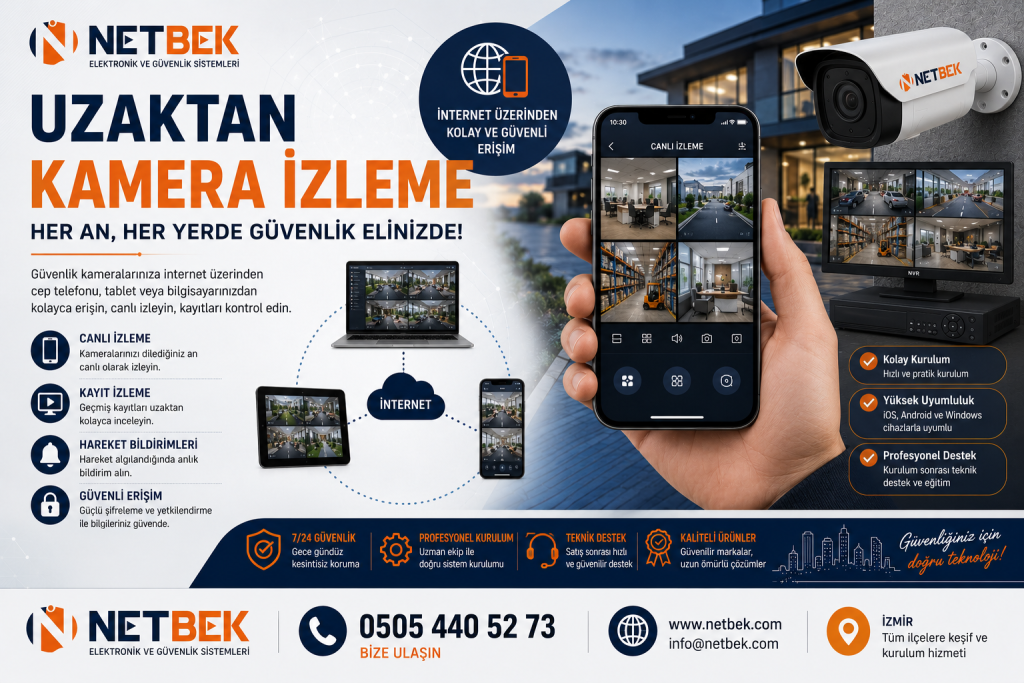 Güvenlik Kamera Sistemlerinde Uzaktan İzleme Nasıl Yapılır?