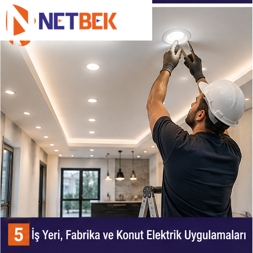İzmir iş yeri fabrika ve konut elektrik uygulamaları