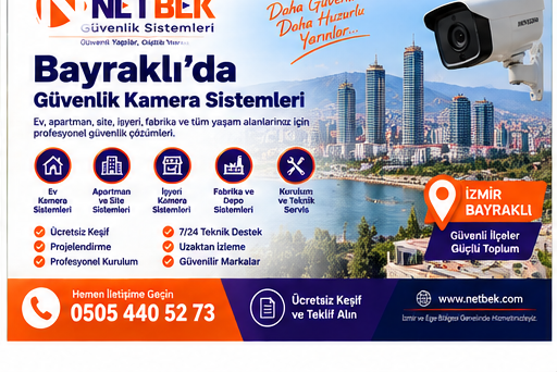 Bayraklı Güvenlik Kamera Sistemleri