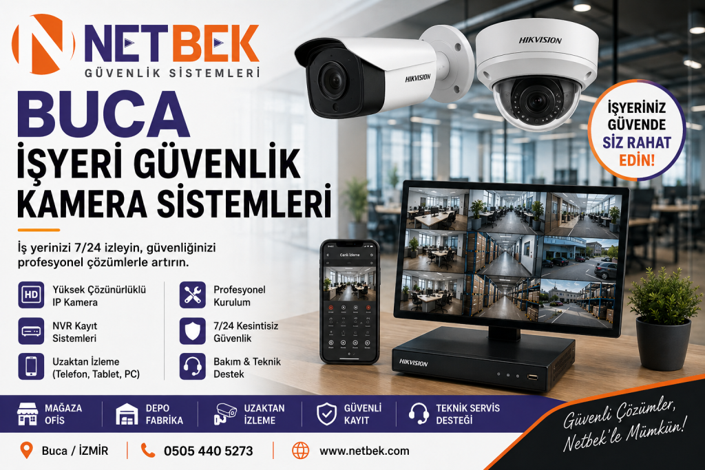 Buca İşyeri Güvenlik Kamera Sistemleri