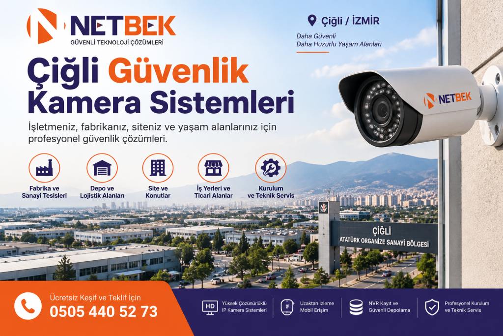 Çiğli güvenlik kamera sistemleri ve profesyonel kamera kurulumu