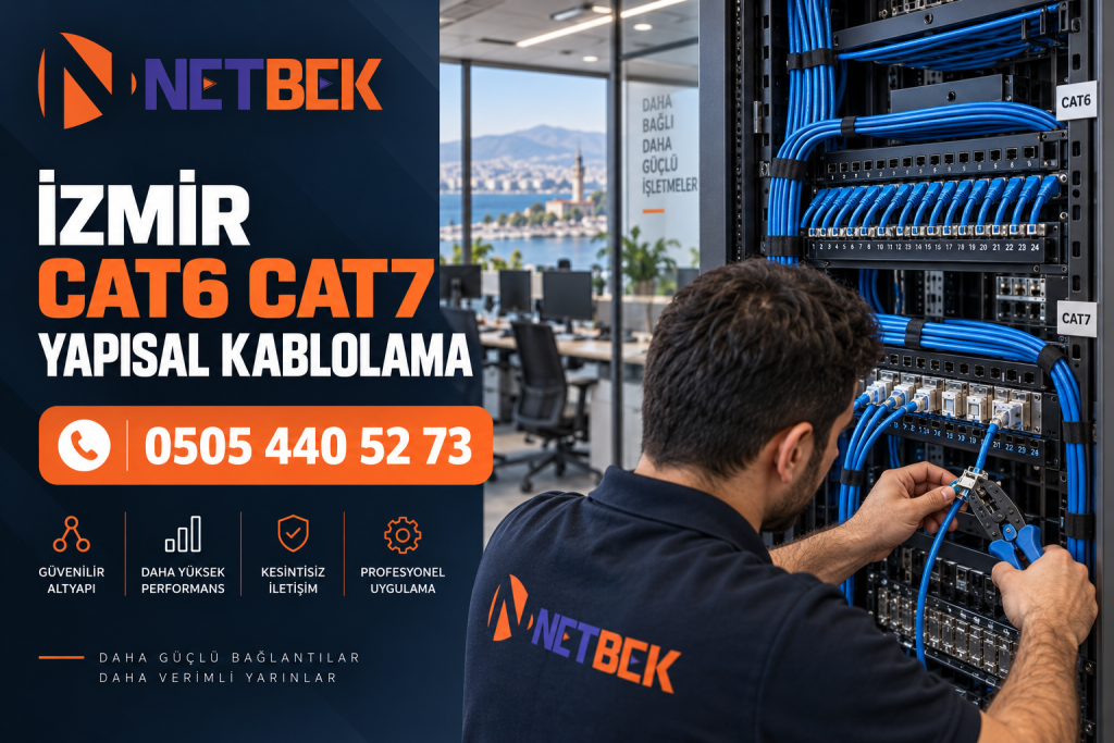 İzmir Cat6 Cat7 Yapısal Kablolama Hizmeti