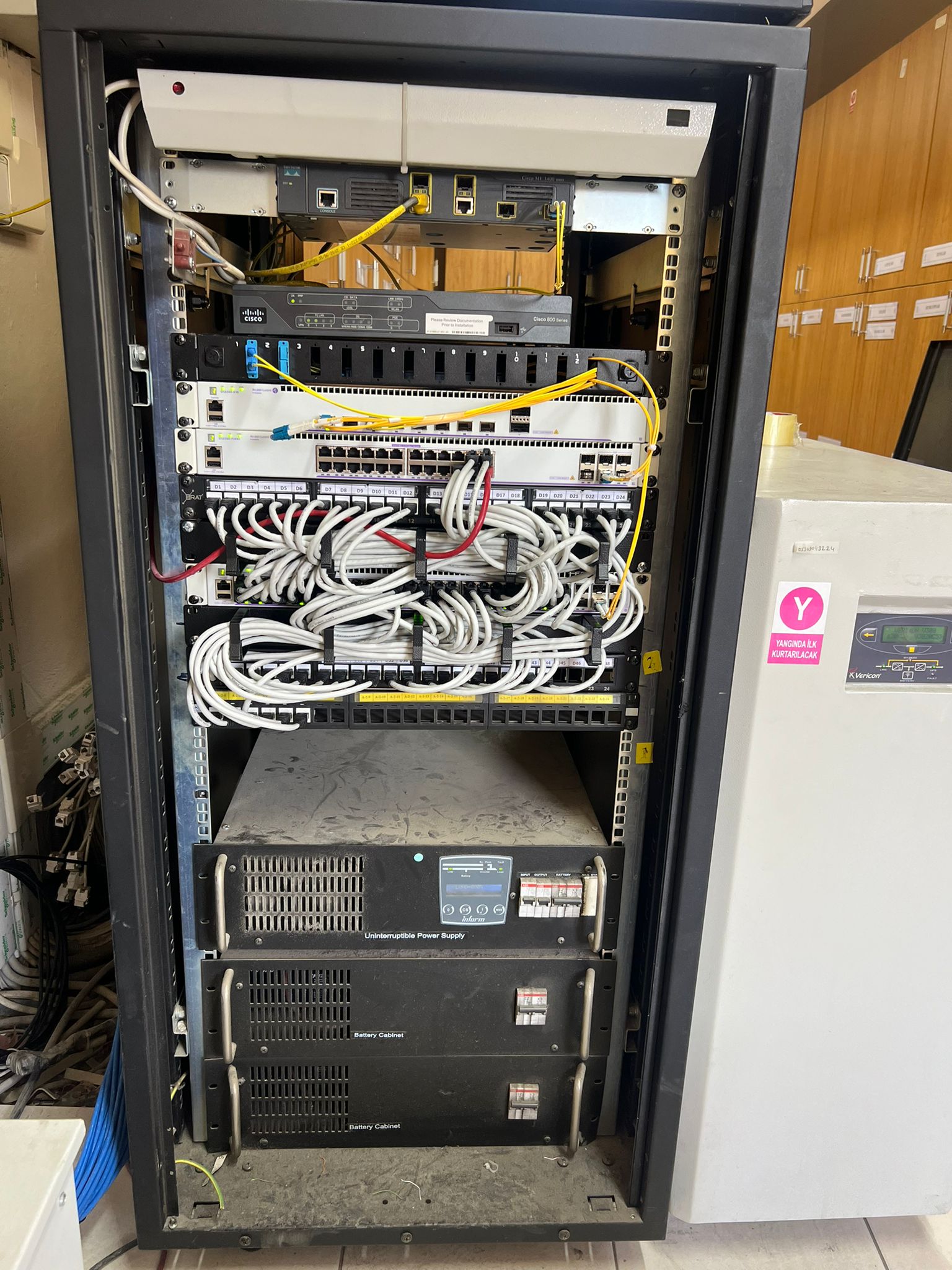 İzmir network altyapısı sistem kabineti ve switch kurulumu - NETBEK
