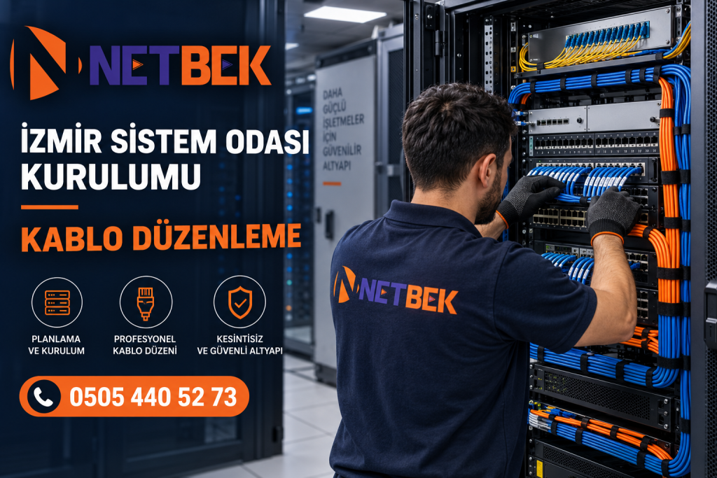 İzmir Sistem Odası Kurulumu ve Kablo Düzenleme