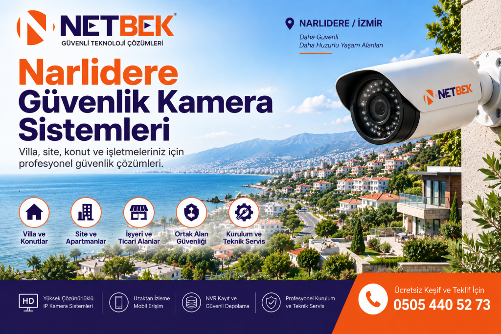 Narlıdere Güvenlik Kamera Sistemleri